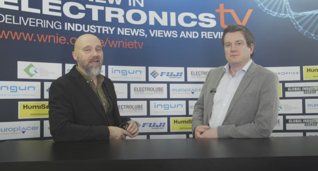 Valentin Storz on WNIE TV, Productronica 2021