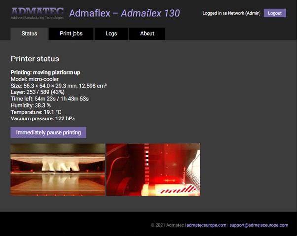 Admaflex Software Prompt